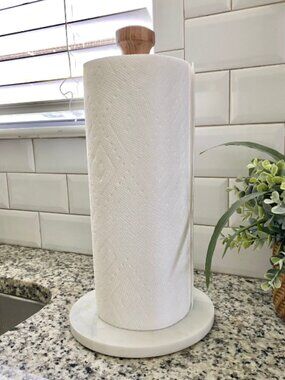Marble Base Paper Towel Holder